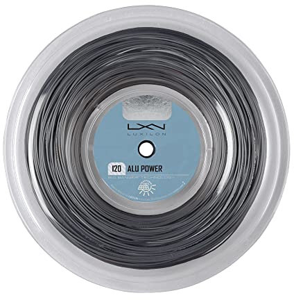Wilson Unisex – Erwachsene ALU Power Feel 120 Set Strings, Silver, 220 Meter