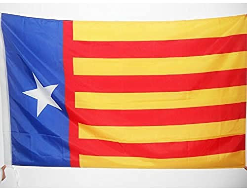 AZ FLAG Bandera de la Comunidad Valenciana INDEPENDENTISTA 90x60cm para Palo - Bandera REGIONALISMO Valenciano - SENYERA Valencia 60 x 90 cm