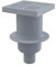 Bodenablauf 150x150 Anschluss DN 50 Senkrecht Kunstoff extra flach Duschablauf Badeablauf