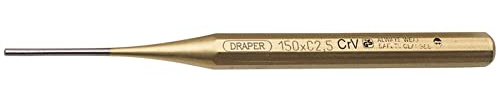 Draper 51653 119 Expert Octagonal Parallel Pin Punch, 2.5mm x 150mm , Blue