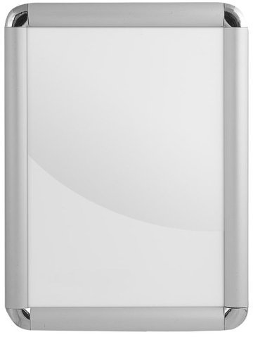 Klapprahmen / Bilderrahmen, matt silberfarben, 25 mm tief 27½ x 39½ ins 70 x 100 cm Rondo