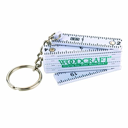 WOODCRAFT Mini Folding Rule, Key Chain Attached