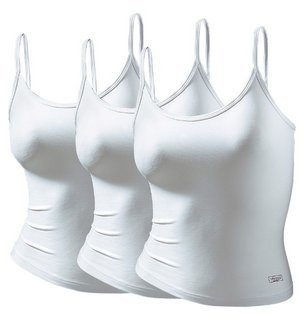 Vivance Active Damen Active Spaghettitops (3 Stück)