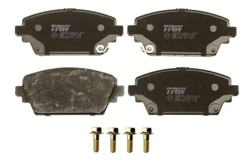 TRW GDB3186 Bremsbelagsatz, Scheibenbremse | Kompatibel mit: HONDA ACCORD VI, ACCORD VI Hatchback, MG ZR