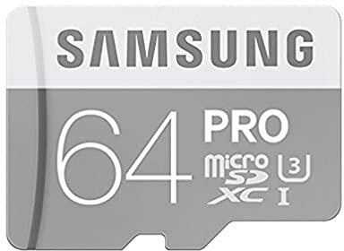 Samsung MB-MG64EA/EU Pro Scheda Micro SD da 64 GB SDXC, UHS-1 Grado 3, 90-80 Mb/s, Adattatore SD Incluso