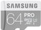 Samsung Memory MB-MG64EAEU Carte Mémoire PRO Micro SDXC avec Adaptateur SD Compatible Smartphones, Tablettes et Laptops - 64 GO