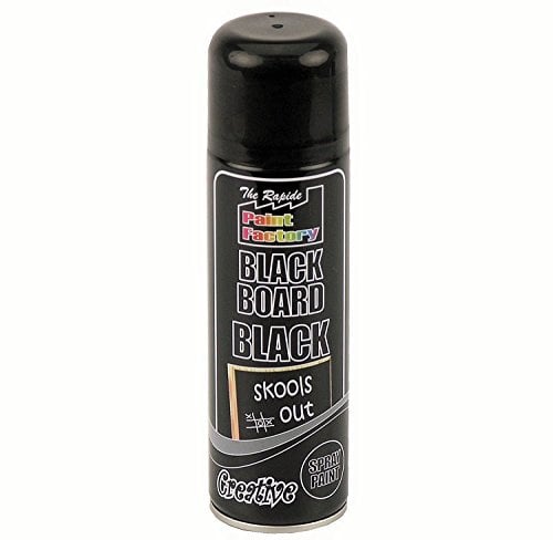 Blackboard Spray Paint Childs Bedroom School Room 250ml Chalk Black Board (1 Pack)