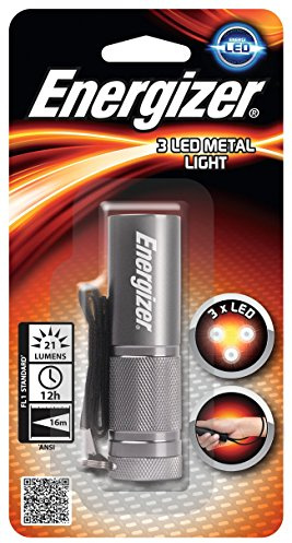 Energizer Value Metal Torch Requires 3 x AAA Batteries