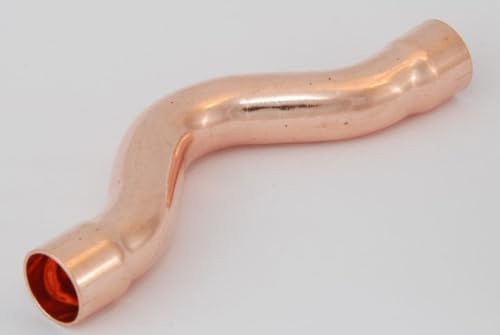 2x Kupferfitting Überbogen 18 mm 180 Grad 5085 i/i Lötfitting copper fitting CU