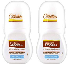 Rogé Cavaillès Déodorant Absorb+ Sans Parfum 48H Lot de 2 x 50 ml