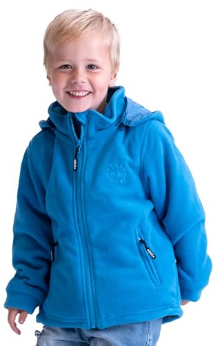 BMS Fleecejacke, Kinder | Kuschelig warm, atmungsaktiv und pflegeleicht für Alltag und Zwiebellook