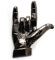 Rock & Roll Broche en bronze canon