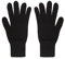 Herrenhandschuhe aus purem Kaschmir, schwarz