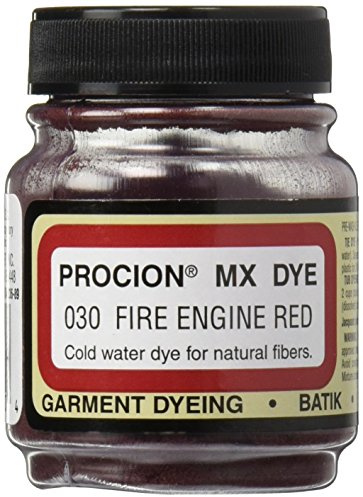 Jacquard Procion MX Fibre Reactive Paint Fire Red 2/3 Fl. Oz Bottle