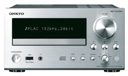ONKYO CR-N755 2.1 canali Argento