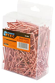 PowerTec Laser 91294 500 Clou cuivre 2.5 mm pour Spot Electrique Tire Clou