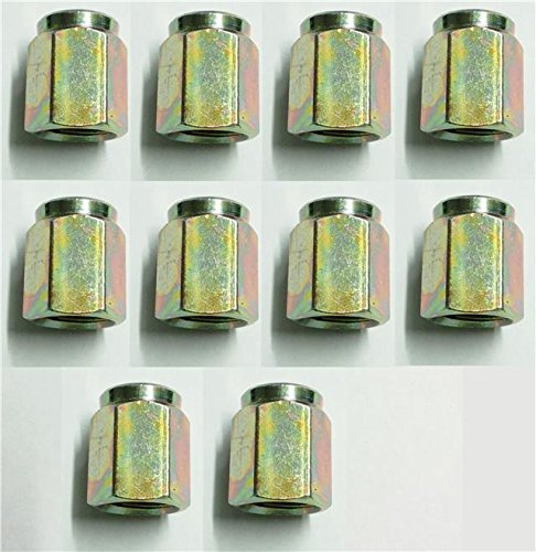 10 x FEMALE BRAKE UNION NUTS metric brass pipe tubing 10 x 1.0mm Joiner
