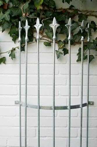 KUHEIGA Wandrankgitter/Rankhilfe für die Wand H: 180cm aus 10mm VOLLEISEN Verzinkt Zink