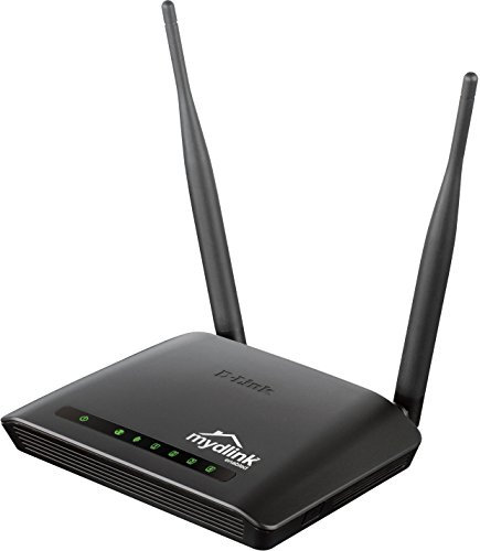 D-Link DIR-605L Cloud Router, Wireless N300, 4 Porte Fast Ethernet, Nero