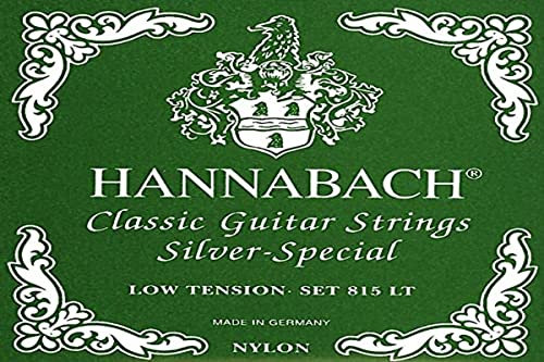 Hannabach 652519 Saiten für Klassikgitarre Seire 815 Low Tension Silver Special - 3er Diskant