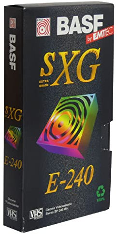 BASF EMTEC SXG E-240 VHS Videocassette