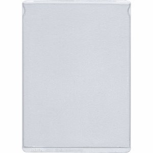 Leitz 25 x Ausweishüllen A7 0,20mm PVC transparent genarbt
