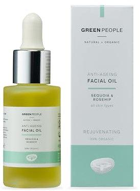 Green People Anti-Aging Gesichtsöl - Paraben- und alkoholfrei - Tierversuchsfrei und Vegan - 30 ml