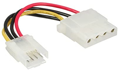 InLine 26622A Stromadapter, 8,89cm (3,5) Buchse zu 13,34cm (5,25) Stecker, 6cm