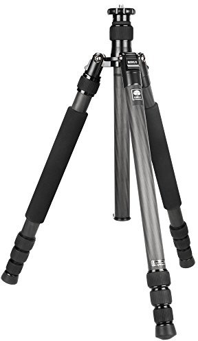 SIRUI N-2204X Universal Carbon Drei-/Einbeinstativ (Höhe: 160,5cm, Gewicht: 1,48kg, Belastbarkeit: 15kg) mit Tasche und Gurt
