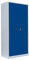 Flügeltürenschrank komplett montiert Metallschrank abschließbar blau 195x92x50cm Lagerschrank Aktenschrank Büroschrank Werkzeugschrank 4 Fachböden 530351