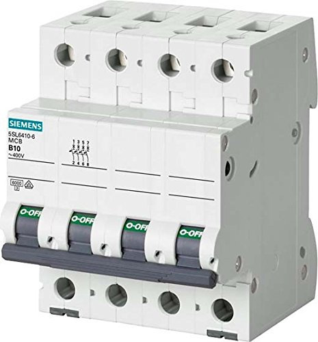 Siemens 5sl6 – Automatico Magnetotermico 400 V 6 KA 4 poli B 32 A