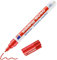 edding 8040 - Pennarello per tessuti, rosso, 1 pezzo, punta rotonda da 1 mm, pennarello per tessuti con inchiostro lavabile in lavatrice (95° C), per contrassegnare indumenti