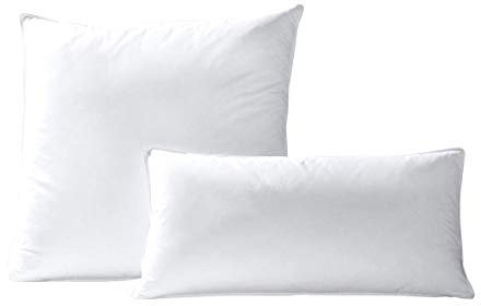 Häussling Kopfkissen Königstraum 3-Kammer-Kissen Mit Biese, 80X80 cm, Gefüllt Mit 950G Weißenfedern (100%) Und 160 G Weißen Daunen (90%), Kl. I, Liegekomfort Extra Soft weiß 80 x 80 cm