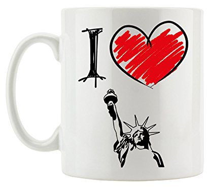 I Love Statue de la Liberté Fun Tasse