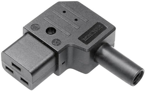 Kaiser 737/sw/C Stecker 737 Buchse gewinkelt Polzahl Gesamt 2 + PE 16A schwarz 1