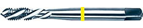 Maschinengewindebohrer Salo HSSE, M, Gelbring, DIN371, links, Gewinde M10