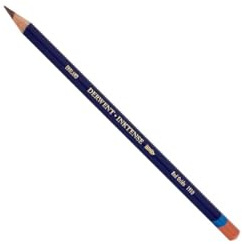 Derwent Inktense Permanent Watercolour Single Pencil, Red Oxide (1910), 4mm Premium Core Strength, Water-Soluble, Ideal for Drawing, Colouring & Painting on Paper & Fabric, Professional Quality (2301892)