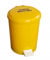 Chabrias Ltd 20 Litre Yellow Medical Clinical Waste Bin, With Removable Liner, Recycling, Commercial, School, Utility Waste, Trash Pedal Bin, Tattoo Parlour, Aesthetics, Veterinary Bin (1, 20 Litre)