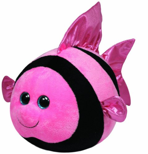 TY 38056 - Plüschtier Beanie Ballz, Gilly Ball, Kaiserfisch, pink