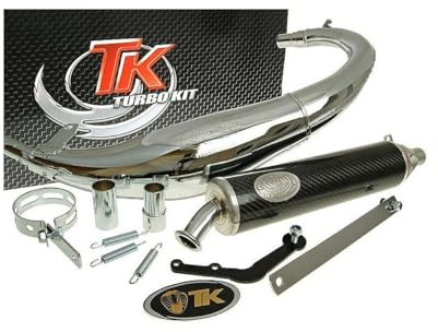 Auspuff Turbo Kit Bajo RQ Chrom für CPI SX 50, SM 50