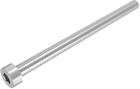 SECCARO Vis cylindriques M6 x 90 mm inox V2A VA A2, DIN 912 / ISO 4762, six pans creux, filetage complet, 20 pièces