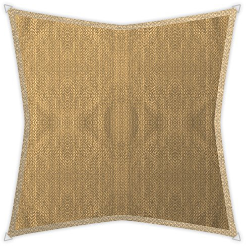 Windhager Sunsail ADRIA Quadrat Schilf, Sonnensegel, Sonnenschutz, UV-Schutz, witterungsbeständig und atmungsaktiv, 3,6 x 3,6 m