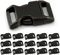 Ganzoo Chiusura a Scatto Set, 15 mm, in plastica, Chiusura a Clip per Paracord 550