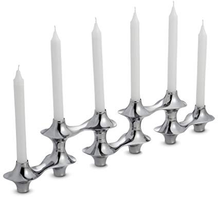 Nambe Cortina Hinged Candelabra