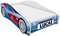 Kinderbett Autobett Auto Junior mit Lattenrost und Matratze 140x70 160x80 180x80 ACMA (160x80, 2 + Name)
