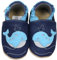 HOBEA-Germany Krabbelschuhe für Jungs und Mädchen in verschiedenen Designs (24/25 EU, Wal dunkelblau)