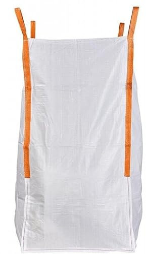 Sac Big Bag Extra Large | Big Bag 90x90x190cm | Sac 1.75m³ avec 4 Sangles Standards | Lot de 5 sacs
