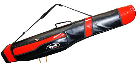 Rutenfutteral YORK Black&Red Rutentasche Futteral 130/145/160cm 3 Fächer TOP ! (130cm)