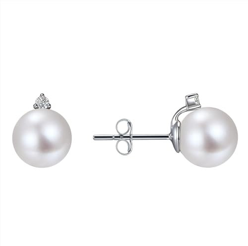 Original McPearl Diamant Akoya Perlen Ohrringe. Top Qualität aus Deutschland.