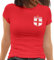 Women’s England Football Shirt - World Cup 2023 - England Badge T Shirt - Football World Cup 2023 Footy Gifts for Girl Red